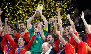 Spain 2010 World Cup celebration